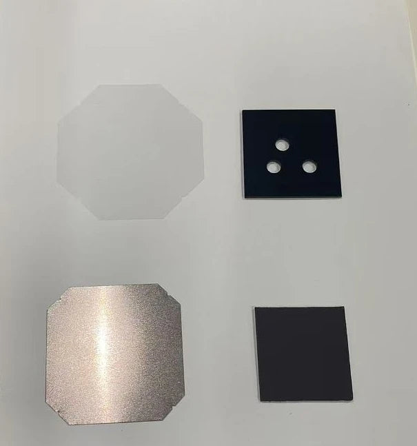 100sets 50*50mm Square Photo Fridge Magnet Materials