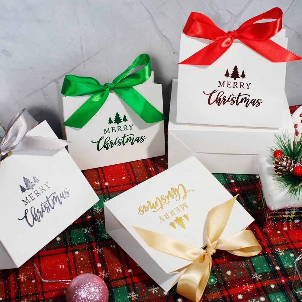 10pcs / 20pcs Christmas Candy Gift Box