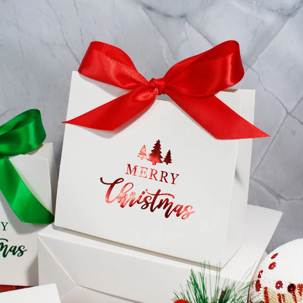 10pcs / 20pcs Christmas Candy Gift Box