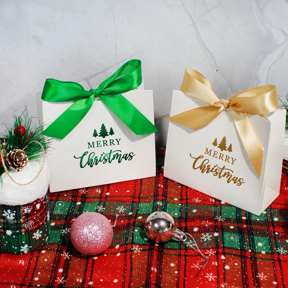 10pcs / 20pcs Christmas Candy Gift Box